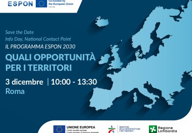 PROGRAMMA ESPON 2030: una giornata di informazione a Roma il 3 dicembre