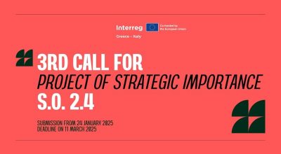 3ª Call per Operazioni di Importanza Strategica SO2.4 – Cambiamenti climatici, prevenzione dei rischi di catastrofi e resilienza