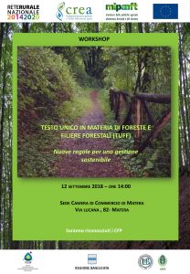 Workshop Matera 12-09-2018 - TU foreste